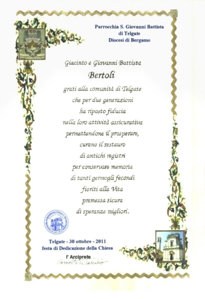pergamena ricordo